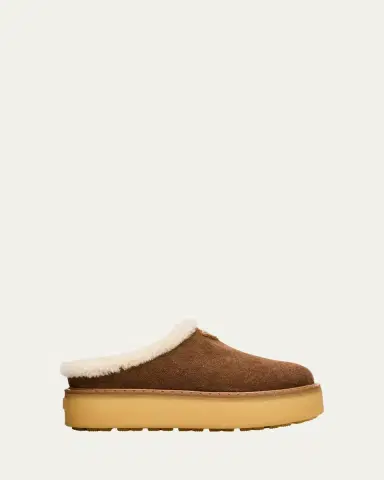 Prada Suede Shearling Cozy Platform Mules | Thumbnail 19 Prada Suede Shearling Cozy Platform Mules | Thumbnail 19