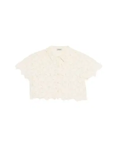 Simkhai Marjorie Short-Sleeve Lace Camp Shirt | Thumbnail 1 Simkhai Marjorie Short-Sleeve Lace Camp Shirt | Thumbnail 1