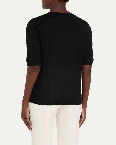 Gabriela Hearst Brunner Knit T-Shirt in Cashmere Silk | Thumbnail 17 Gabriela Hearst Brunner Knit T-Shirt in Cashmere Silk | Thumbnail 17