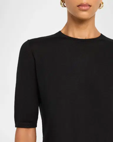 Gabriela Hearst Brunner Knit T-Shirt in Cashmere Silk | Thumbnail 23 Gabriela Hearst Brunner Knit T-Shirt in Cashmere Silk | Thumbnail 23