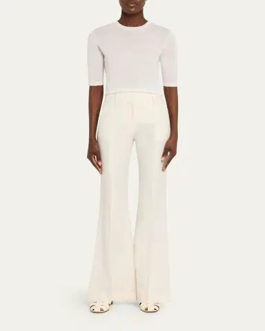Gabriela Hearst Brunner Knit T-Shirt in Cashmere Silk | Thumbnail 6 Gabriela Hearst Brunner Knit T-Shirt in Cashmere Silk | Thumbnail 6