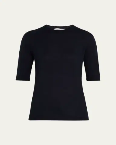 Gabriela Hearst Brunner Knit T-Shirt in Cashmere Silk | Thumbnail 10 Gabriela Hearst Brunner Knit T-Shirt in Cashmere Silk | Thumbnail 10