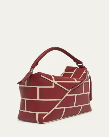 Loewe Men's Large Brick Leather Puzzle Edge Shoulder Bag | Thumbnail 5 Loewe Men's Large Brick Leather Puzzle Edge Shoulder Bag | Thumbnail 5