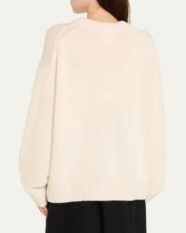 Lisa Yang Renske Cashmere Drop-Shoulder Sweater | Thumbnail 8 Lisa Yang Renske Cashmere Drop-Shoulder Sweater | Thumbnail 8