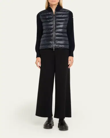 Moncler Combo Down Short Cardigan | Thumbnail 6 Moncler Combo Down Short Cardigan | Thumbnail 6