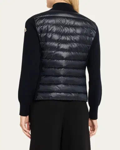 Moncler Combo Down Short Cardigan | Thumbnail 7 Moncler Combo Down Short Cardigan | Thumbnail 7