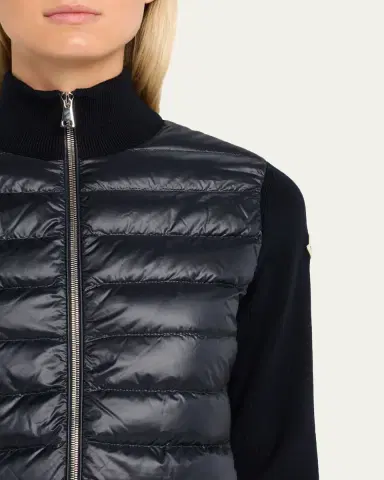 Moncler Combo Down Short Cardigan | Thumbnail 9 Moncler Combo Down Short Cardigan | Thumbnail 9