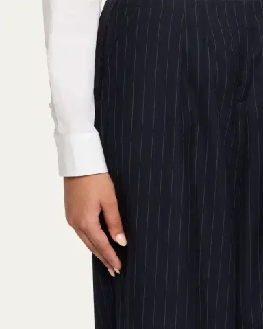 OFFICINE GÉNÉRALE Elia Pinstripe Italian Wool Pants | Thumbnail 3 OFFICINE GÉNÉRALE Elia Pinstripe Italian Wool Pants | Thumbnail 3