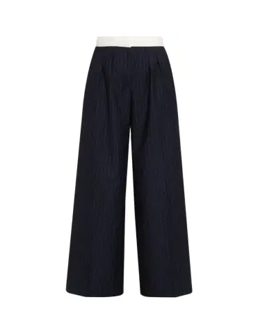 OFFICINE GÉNÉRALE Elia Pinstripe Italian Wool Pants | Thumbnail 1 OFFICINE GÉNÉRALE Elia Pinstripe Italian Wool Pants | Thumbnail 1