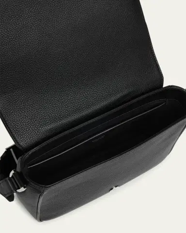 Tom Ford Men's Soft Grain Leather Flap Messenger Bag | Thumbnail 4 Tom Ford Men's Soft Grain Leather Flap Messenger Bag | Thumbnail 4