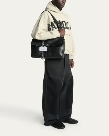 Balenciaga Men's Rodeo Calfskin Portfolio Bag | Thumbnail 5 Balenciaga Men's Rodeo Calfskin Portfolio Bag | Thumbnail 5
