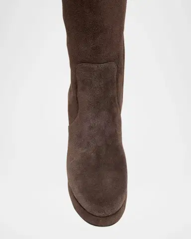 Valentino Garavani Fawcette Suede Knee Boots | Thumbnail 3 Valentino Garavani Fawcette Suede Knee Boots | Thumbnail 3