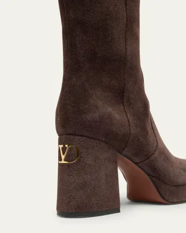 Valentino Garavani Fawcette Suede Knee Boots | Thumbnail 6 Valentino Garavani Fawcette Suede Knee Boots | Thumbnail 6