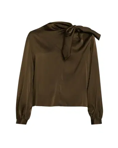 Ramy Brook Harry Tie-Neck Silk Blouse | Thumbnail 1 Ramy Brook Harry Tie-Neck Silk Blouse | Thumbnail 1