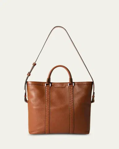 Serapian Men's Cachemire Mosaico Foldable Tote Bag | Thumbnail 2 Serapian Men's Cachemire Mosaico Foldable Tote Bag | Thumbnail 2