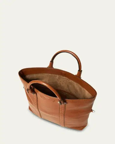 Serapian Men's Cachemire Mosaico Foldable Tote Bag | Thumbnail 3 Serapian Men's Cachemire Mosaico Foldable Tote Bag | Thumbnail 3
