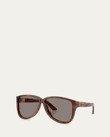 Miu Miu MU A08SF Acetate Aviator Sunglasses | Thumbnail 5 Miu Miu MU A08SF Acetate Aviator Sunglasses | Thumbnail 5