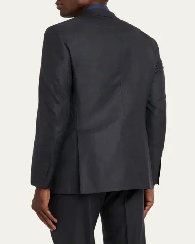 Brioni Men's Wool and Silk Tonal Check Two-Piece Suit | Thumbnail 5 Brioni Men's Wool and Silk Tonal Check Two-Piece Suit | Thumbnail 5