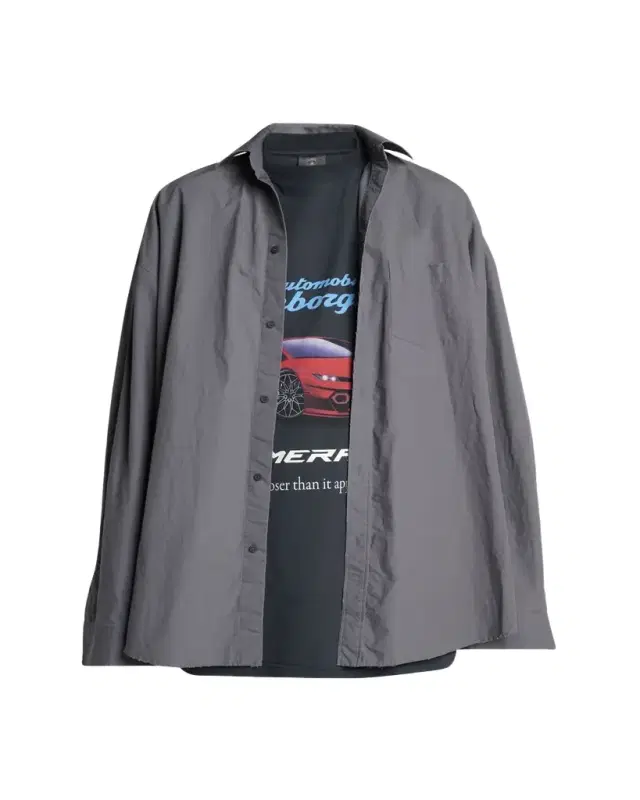 Men's x Automobili Lamborghini Poplin Layered T-Shirt Men's x Automobili Lamborghini Poplin Layered T-Shirt