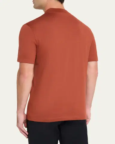 Brioni Men's Cotton and Cashmere Slim-Fit Crewneck T-Shirt | Thumbnail 7 Brioni Men's Cotton and Cashmere Slim-Fit Crewneck T-Shirt | Thumbnail 7