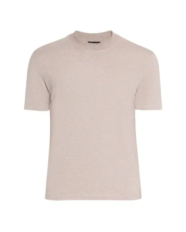 Men's Cotton and Cashmere Slim-Fit Crewneck T-Shirt Men's Cotton and Cashmere Slim-Fit Crewneck T-Shirt