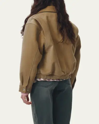Dunst Unisex Suede Bomber Jacket | Thumbnail 3 Dunst Unisex Suede Bomber Jacket | Thumbnail 3