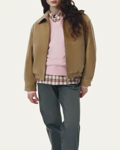 Dunst Unisex Suede Bomber Jacket | Thumbnail 4 Dunst Unisex Suede Bomber Jacket | Thumbnail 4
