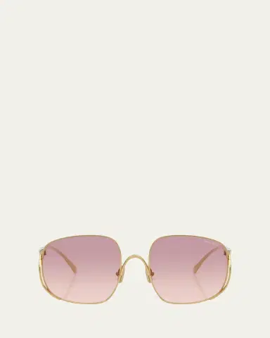Miu Miu MU A57S Metal Square Sunglasses | Thumbnail 4 Miu Miu MU A57S Metal Square Sunglasses | Thumbnail 4