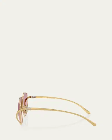Miu Miu MU A57S Metal Square Sunglasses | Thumbnail 6 Miu Miu MU A57S Metal Square Sunglasses | Thumbnail 6