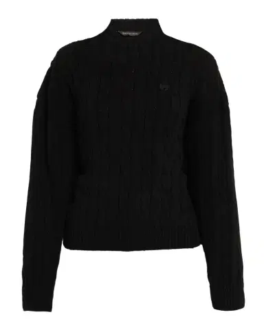 Balenciaga Cable-Knit Crewneck Sweater | Thumbnail 1 Balenciaga Cable-Knit Crewneck Sweater | Thumbnail 1