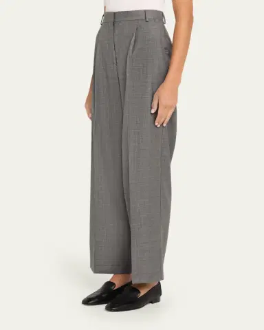 OFFICINE GÉNÉRALE New Sophie Italian Wool Pants | Thumbnail 4 OFFICINE GÉNÉRALE New Sophie Italian Wool Pants | Thumbnail 4