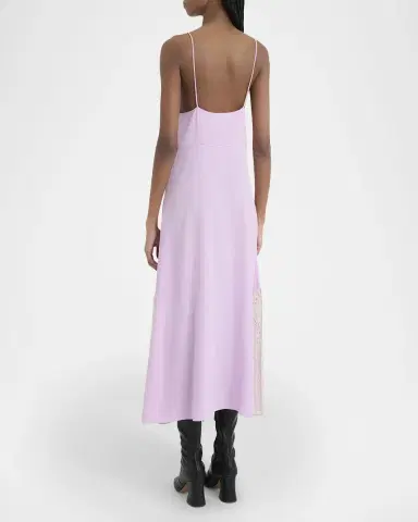 Chloé Lace-Trim Silk Midi Slip Dress | Thumbnail 2 Chloé Lace-Trim Silk Midi Slip Dress | Thumbnail 2