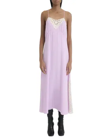Chloé Lace-Trim Silk Midi Slip Dress | Thumbnail 1 Chloé Lace-Trim Silk Midi Slip Dress | Thumbnail 1