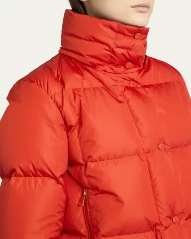 Moncler Castelnou Square-Quilted Short Down Jacket with Detachable Hood | Thumbnail 9 Moncler Castelnou Square-Quilted Short Down Jacket with Detachable Hood | Thumbnail 9