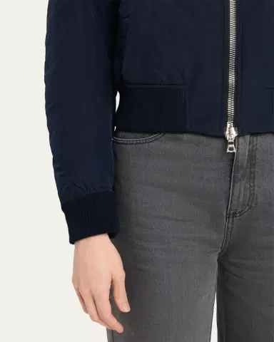 OFFICINE GÉNÉRALE Florine Bomber Jacket | Thumbnail 5 OFFICINE GÉNÉRALE Florine Bomber Jacket | Thumbnail 5