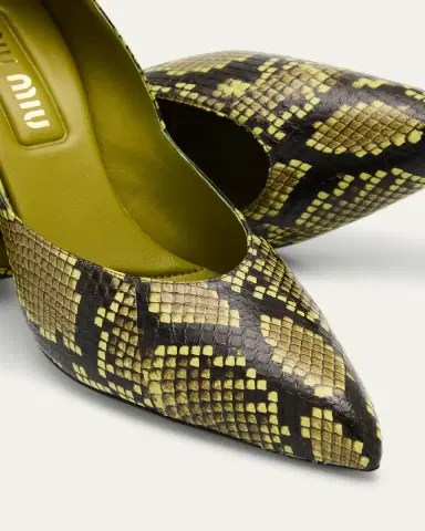Miu Miu Python-Printed Leather Pumps | Thumbnail 13 Miu Miu Python-Printed Leather Pumps | Thumbnail 13