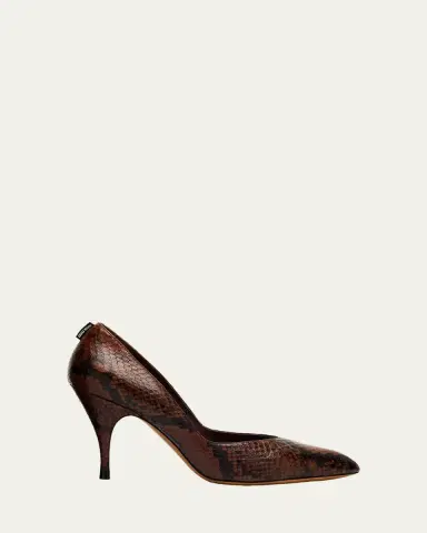 Miu Miu Python-Printed Leather Pumps | Thumbnail 7 Miu Miu Python-Printed Leather Pumps | Thumbnail 7