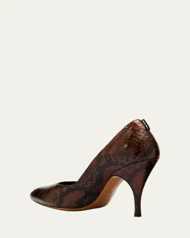 Miu Miu Python-Printed Leather Pumps | Thumbnail 10 Miu Miu Python-Printed Leather Pumps | Thumbnail 10