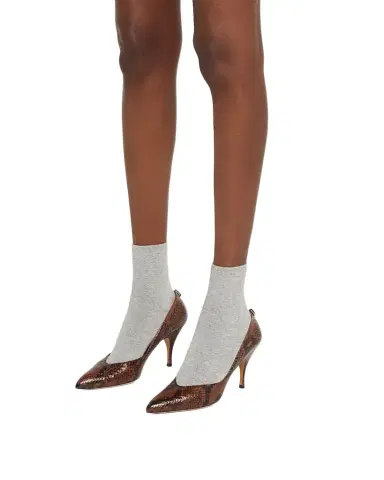Miu Miu Python-Printed Leather Pumps | Thumbnail 1 Miu Miu Python-Printed Leather Pumps | Thumbnail 1