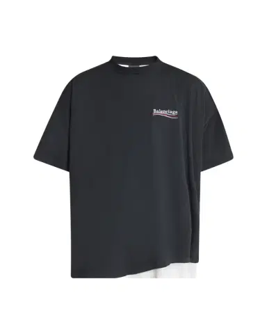 Balenciaga Men's Double-Layer T-Shirt | Thumbnail 1 Balenciaga Men's Double-Layer T-Shirt | Thumbnail 1