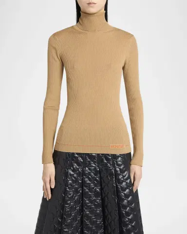 Moncler Wool Turtleneck | Thumbnail 3 Moncler Wool Turtleneck | Thumbnail 3