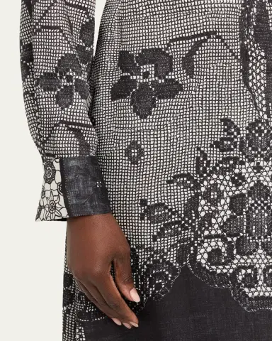 Kobi Halperin Michelle Floral Lace-Print Dress | Thumbnail 5 Kobi Halperin Michelle Floral Lace-Print Dress | Thumbnail 5