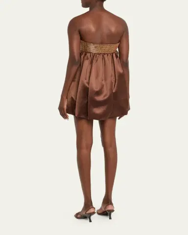 Retrofête Delfina Strapless Bubble Mini Dress | Thumbnail 3 Retrofête Delfina Strapless Bubble Mini Dress | Thumbnail 3
