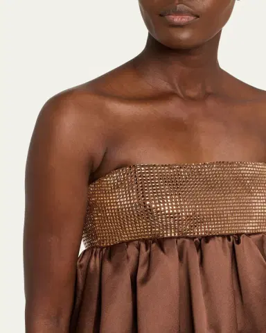 Retrofête Delfina Strapless Bubble Mini Dress | Thumbnail 5 Retrofête Delfina Strapless Bubble Mini Dress | Thumbnail 5