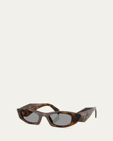 Prada PR B16SF Acetate Oval Sunglasses | Thumbnail 2 Prada PR B16SF Acetate Oval Sunglasses | Thumbnail 2
