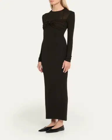 Nanushka Artemiz Long-Sleeve Maxi Dress | Thumbnail 2 Nanushka Artemiz Long-Sleeve Maxi Dress | Thumbnail 2