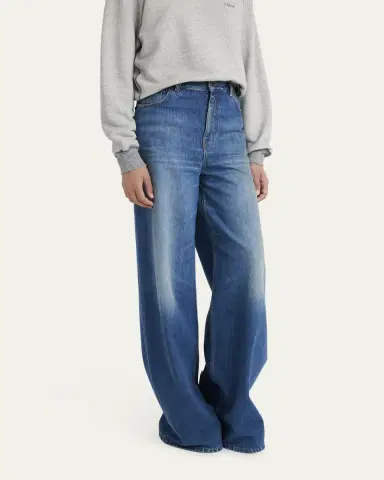 Chloé High-Rise Wide-Leg Palazzo Jeans | Thumbnail 4 Chloé High-Rise Wide-Leg Palazzo Jeans | Thumbnail 4