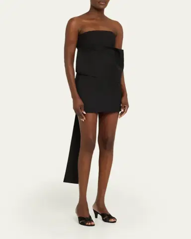 RÓHE Sculptural Sash Mini Dress | Thumbnail 4 RÓHE Sculptural Sash Mini Dress | Thumbnail 4