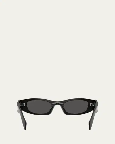 Prada B16SF Acetate Oval Sunglasses | Thumbnail 4 Prada B16SF Acetate Oval Sunglasses | Thumbnail 4