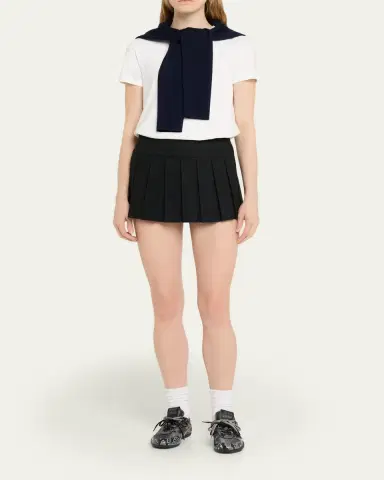 Miu Miu Gymnasium Technical Fabric and Python Low-Top Sneakers | Thumbnail 8 Miu Miu Gymnasium Technical Fabric and Python Low-Top Sneakers | Thumbnail 8